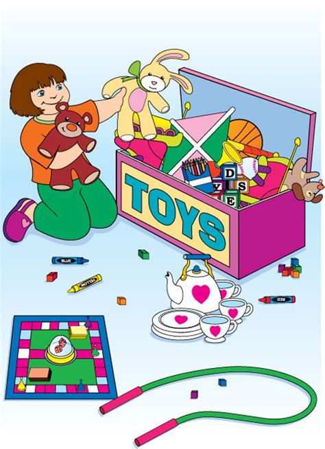 Pick Up The Toys Clip Art Library