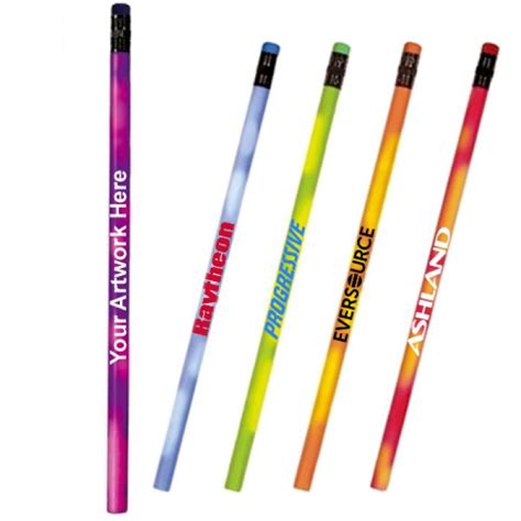 Customized Mood Pencil With Colored Eraser Erasers