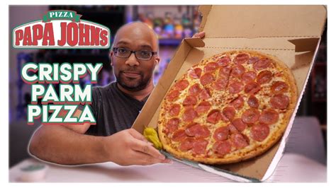 Papa John's NEW Crispy Parm Pizza! - YouTube