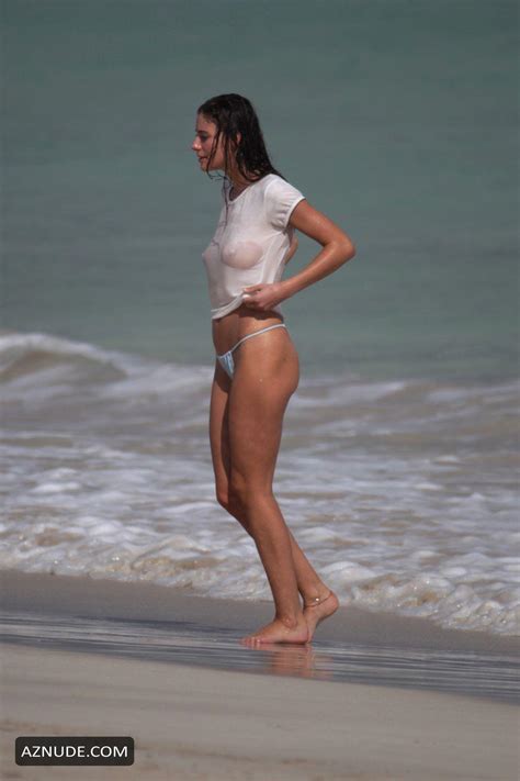 Alejandra Guilmant Topless In Miami Beach For The 2017 Wurth Calendar