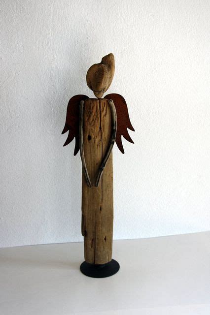 Angel Rusty Driftwood Sculpture Driftwood Art Driftwood Crafts