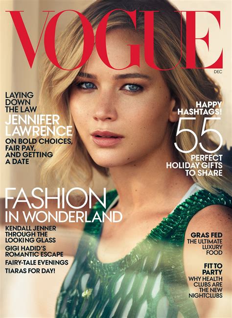 Jennifer Lawrence Vogue Magazine December 2015 Cover Celebmafia