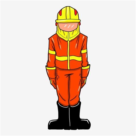 Illustration of services icon set. Hand Drawn Fire Safety Character Illustration For Commercial Elements, Hand Painted, Fire ...