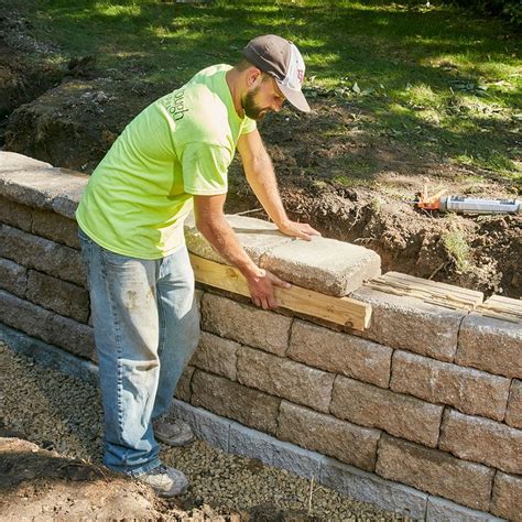 How To Build A Retaining Wall That Will Last Building A Retaining