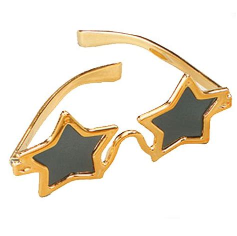 Gold Star Shaped Glasses Party Packs