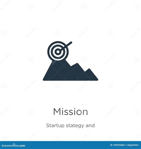 Mission Icon Vector Trendy Flat Mission Icon From Startup Collection