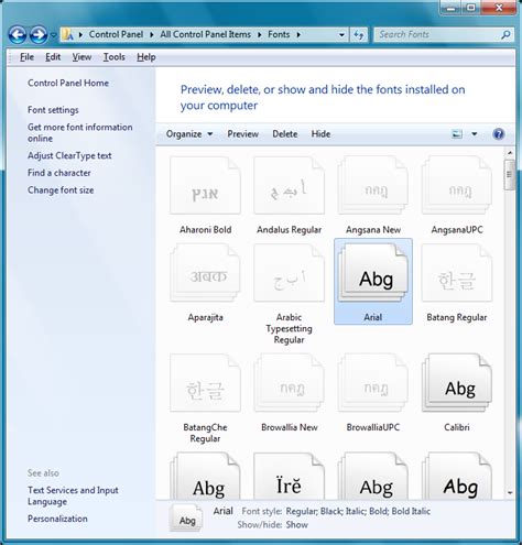Take Full Advantage Of The New Font Features In Windows 7 Techrepublic