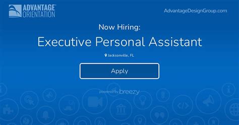 Executive Personal Assistant 2022 08 31 At Advantage Design Group