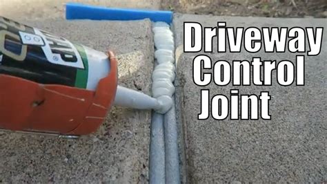 How To Caulk Concrete Control Joints With Perfect Results Every Time
