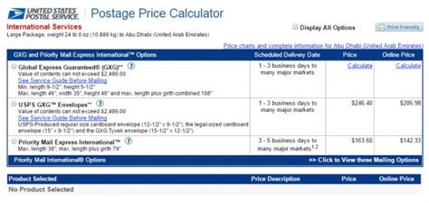 The usps shipping calculator is a great tool that makes it simple to key in different inputs such as destination, zip codes, dates, service level and weight to compare prices and delivery times. International Package Tracking Services & Useful Tips