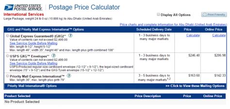 I asked the clerk about the difference and she said insurance will be different i was wondering if there is a table or calculator to figure out how much insurance will cost for usps for different destinations? International Package Tracking Services & Useful Tips