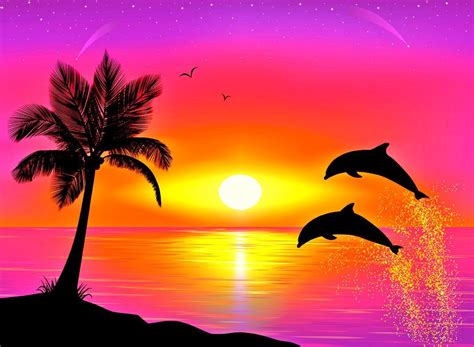 Check spelling or type a new query. Pin by Kit James on Colorful | Sunset painting, Silhouette ...
