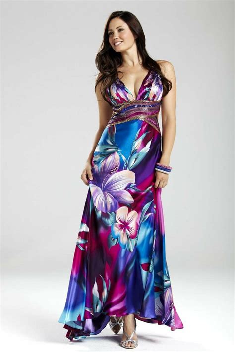 Clothes Hawaiian Dress Hawaiian Print Dress Elegant Prom Dresses