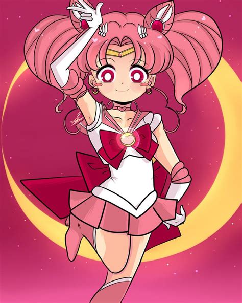 Sailor Chibimoon By Invader Celes Sailor Chibi Moon Chibi Moon Pretty Guardian Sailor Moon