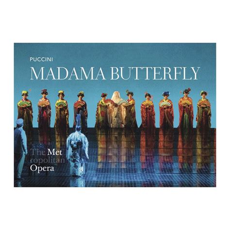 Met Opera Madama Butterfly Magnet Books Stationery Met Opera Shop