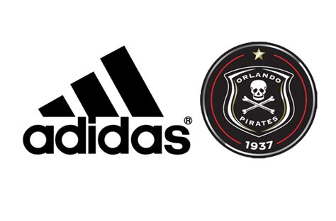 All of these elements are inside a thick circle with a darker outer border. #allinPirates - The New Orlando Pirates kit from adidas - The Pundits