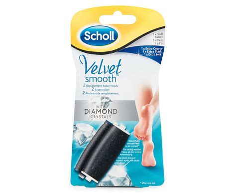 Scholl Velvet Smooth Diamond Express Pedi Refill 2pk Au