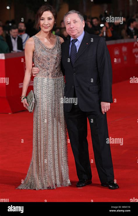 Michelle Yeoh And Husband Jean Todt Arrive On The Red Carpet Before A