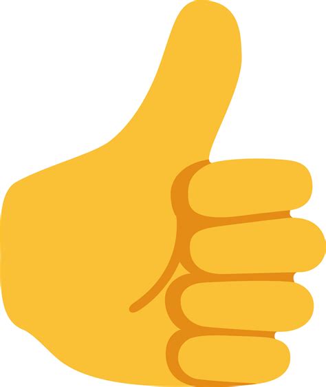 Download Google Thumbs Up Emoji - HD Transparent PNG - NicePNG.com