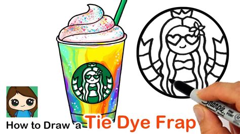 564x728 draw so cute with wennie journal pages drawings. How to Draw a Starbucks Tie-Dye Frappuccino | Summer Art ...