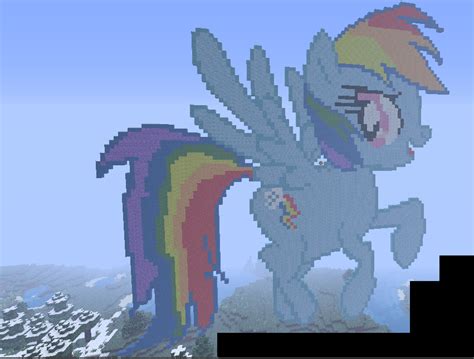 Minecraft Rainbow Dash By Vgfanatic23 On Deviantart