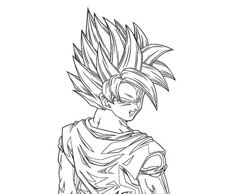 Goku 1 Coloring | Crafty Teenager