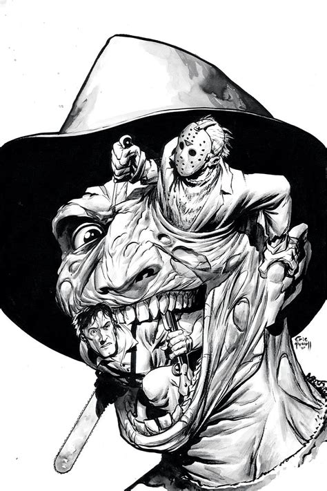 I wouldn't say these are anime for adults beyond a general sense. Scary Coloring Pages for Adults | Top Free Printable ...