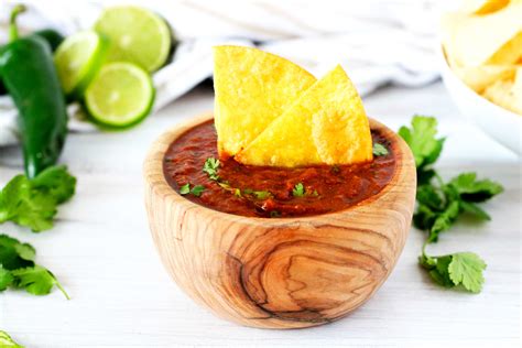 5 Minute Mexican Salsa Recipe The Anthony Kitchen