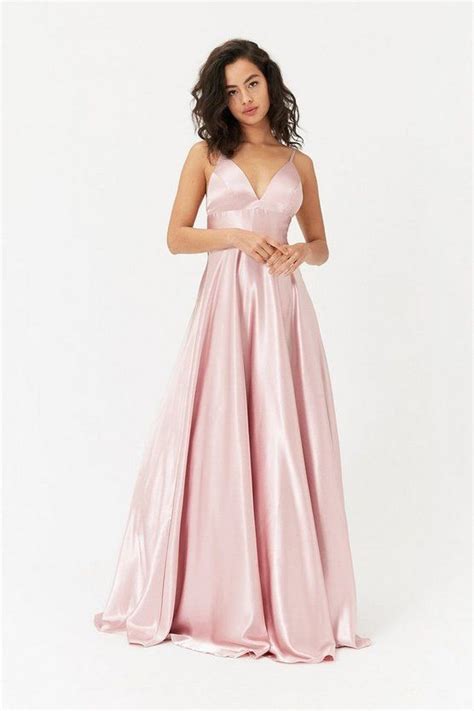 Coast Strappy Satin Maxi Dress Blush Light Pink Myonewedding Co Uk