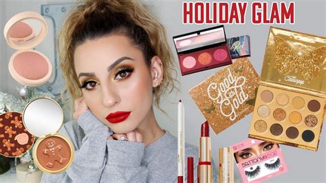 Get Ready With Me Holiday Glam Feat Colourpop Good As Gold Palette