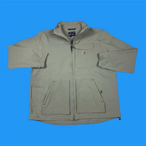 carharrt mens size xl rain defender super dux relaxed fit beige jacket 0j5342 m ebay