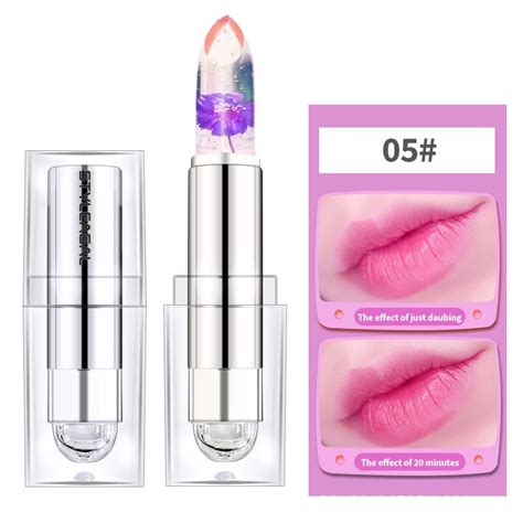 Jelly Flower Color Changing Lipstick Makeup Lasting Moisturizer
