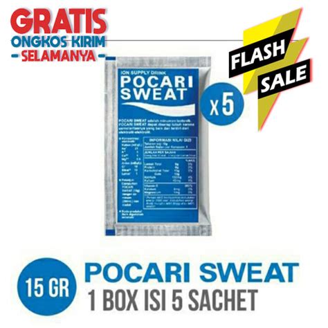 Jual Pocari Sweat 1 Box Isi 5 Sachet X 15 Gram Jakarta Barat