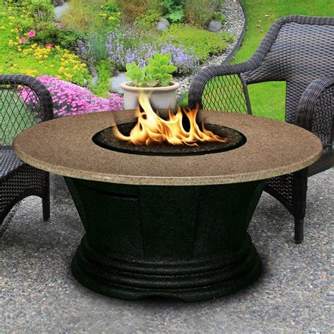 San Simeon 48 Inch Propane Fire Pit Table By California Outdoor