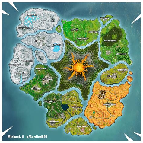 Fortnite Map Change Concept There Havent Been Any Major Changes To The