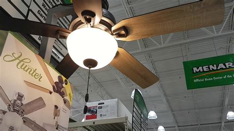 Guaranteed low prices on all modern lighting and accessories + free shipping on orders over $75! 52" Hunter McCollum Ceiling Fan on Display at Menards ...