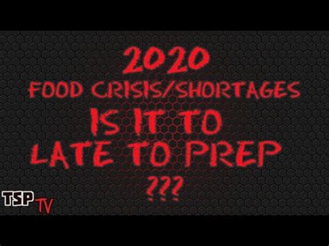 I have always used brand new 4 or 5 gallon buckets with lids. 2020 food crisis/ shortages is it to late to prep - YouTube