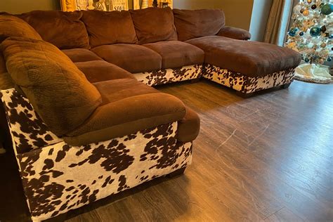 Cowhide Sectionals Etsy