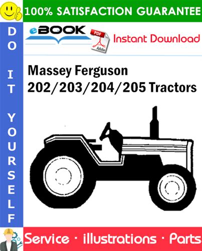 massey ferguson 202 203 204 205 tractors parts manual pdf download