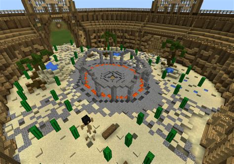 Roman Gladiators Arena Creation Pvp Minecraft Pe Maps