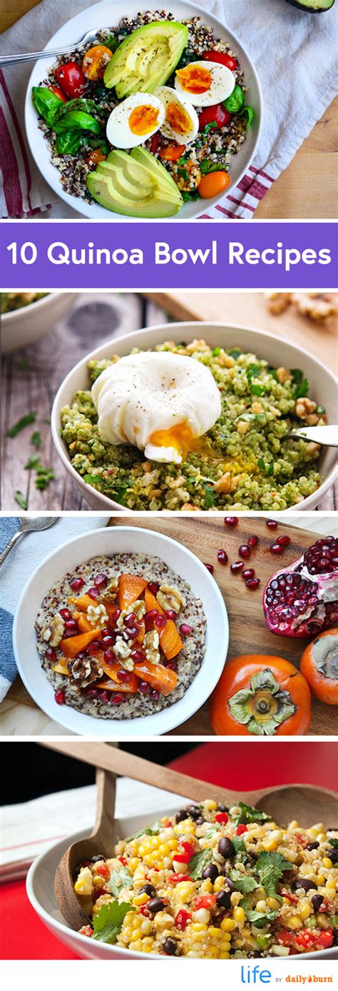 Alkaline recipe meal plan for breakfast, lunch & dinner. 10 Quinoa Bowl Recipes for Every Meal