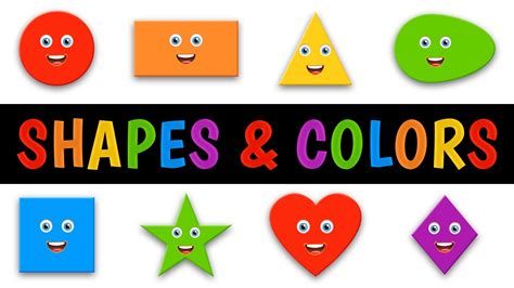 Shapes And Colors Colors And Shapes Song For Children Youtube