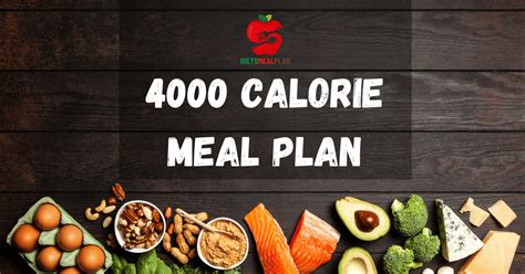 4000 Calorie Meal Plan 7 Day Beast Diet Diets Meal Plan