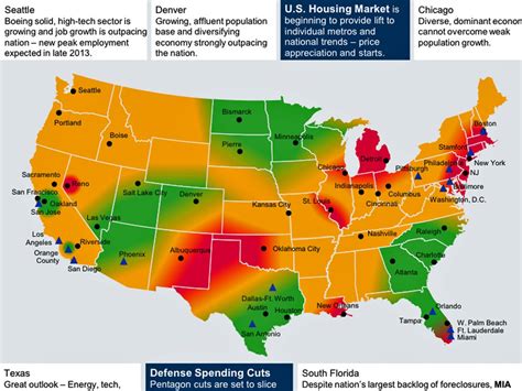Us Regional Economic Map Nov 2013 Business Insider