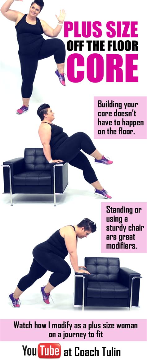 The lower belly are very difficult to tone because that's where our body stores most of its excess fat. Plus Size core exercises that does not require getting up ...