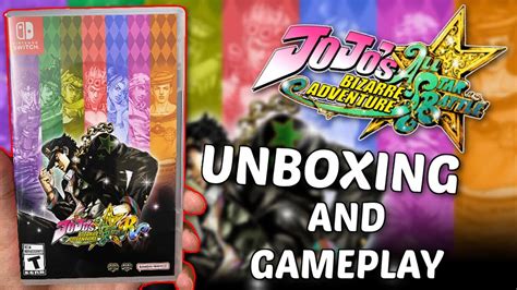 Jjba All Star Battle R Unboxing And Gameplay Youtube