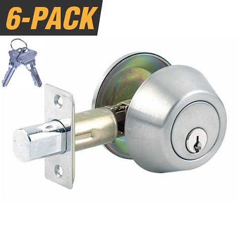 Premier Lock Stainless Steel Grade 3 Door Lock Single Cylinder Deadbolt