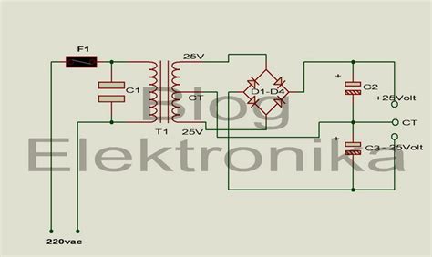 Rangkaian Rangkaian Power Supply Adaptor Sederhana Blog Elektronika