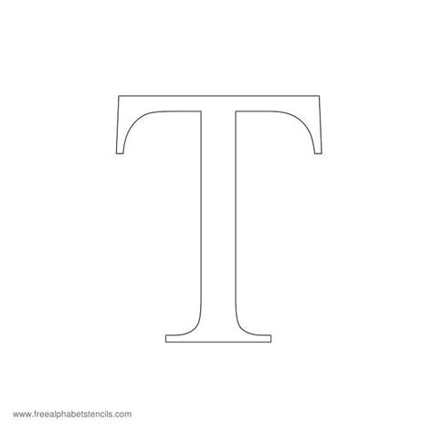 Times New Roman Alphabet Stencils Bokstäver