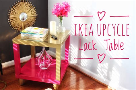 Diy Ikea Hack Lack Accent Table Super Easy And Cheap Ikea Diy